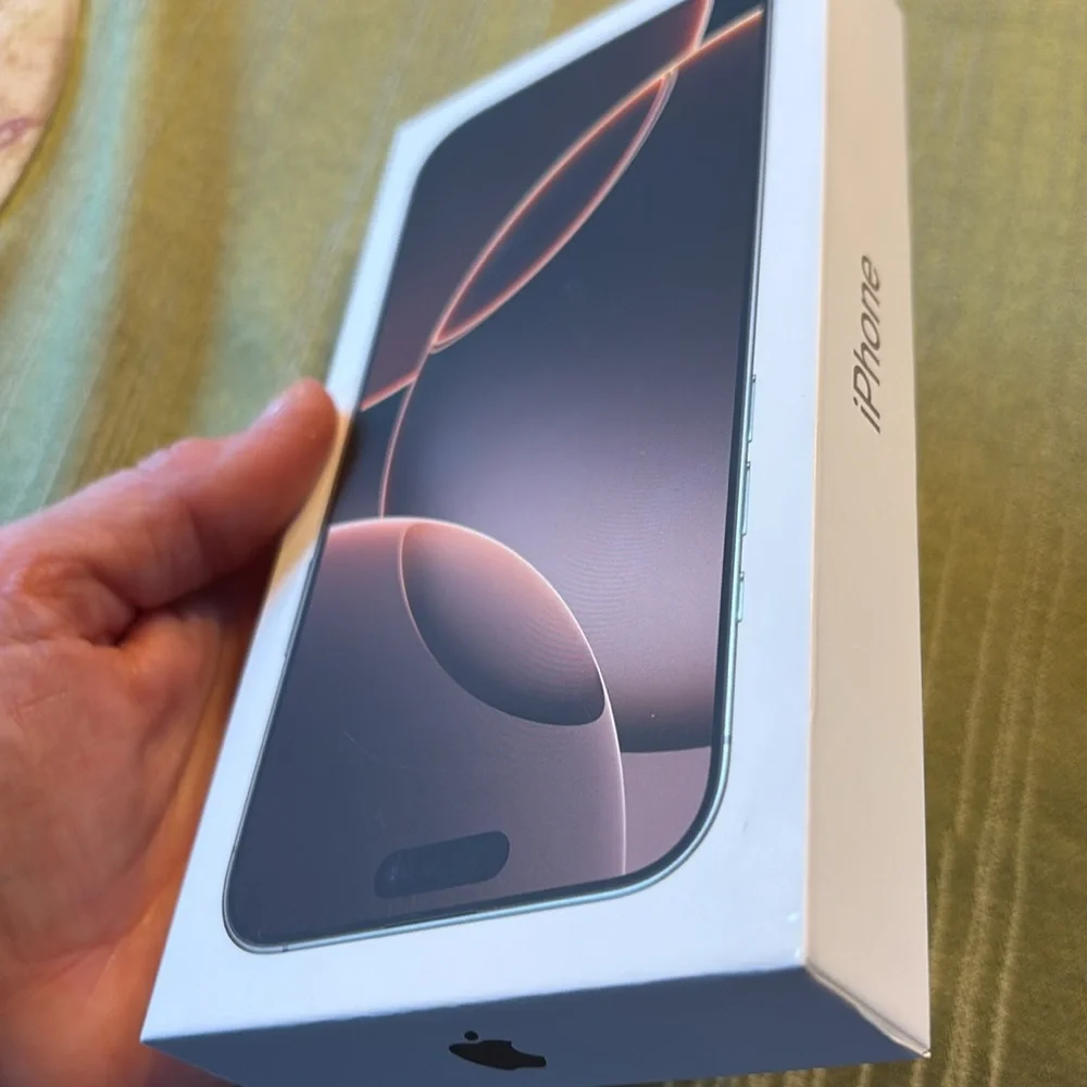 Empty 16 Pro max Apple iPhone box AUTHENTIC PACKAGING replacement desert gold